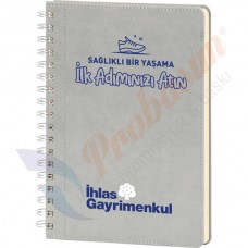 Bağcılar-20x28-G Spiralli Tarihsiz Defter