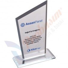 EKT-310-ŞF Kristal Plaket